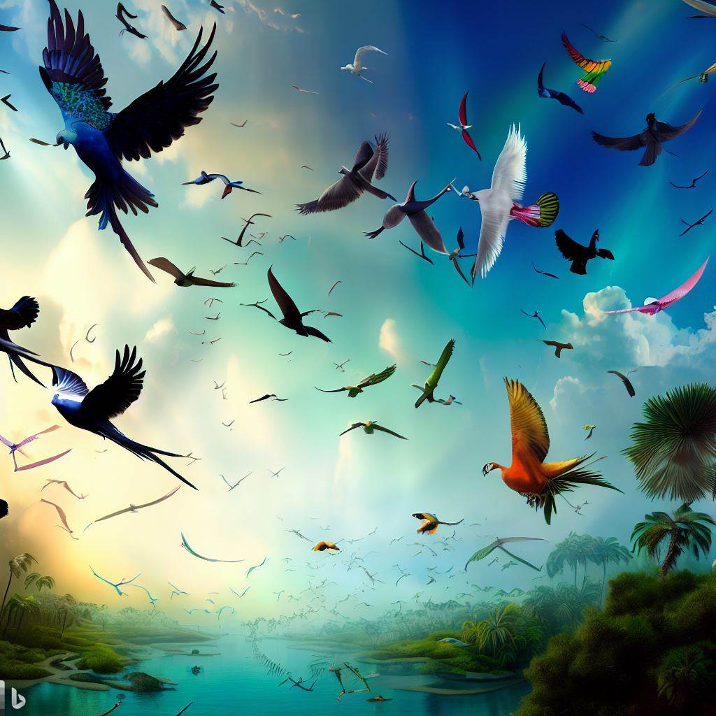 birds of paradise image.
